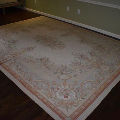 Aubusson rug, approx. 9' X 11'6