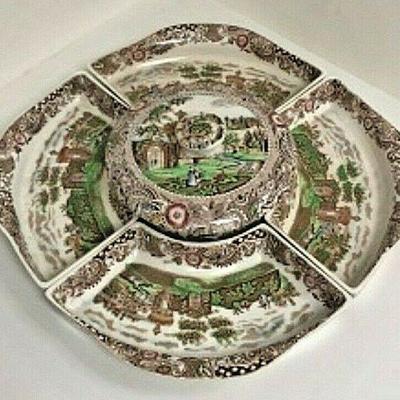 DG40: W.R. Midwinter antique English circular 6 pc serving tray LOCAL PICKUP   https://www.ebay.com/itm/123960414392