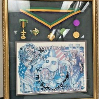 DG34: Endymion 2002 invite & doubloons & pins New Orleans Mardi Gras LOCAL PICKU  https://www.ebay.com/itm/123960416728