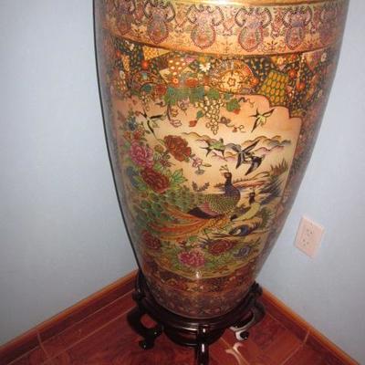 Large Vintage Asian Urn 