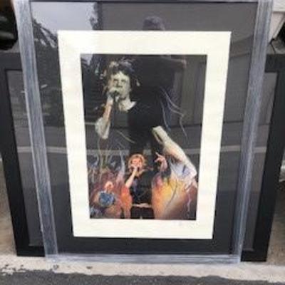 Mick Jagger by Ronnie Wood Numbered. Limited edition