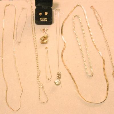 10 and 14k necklaces