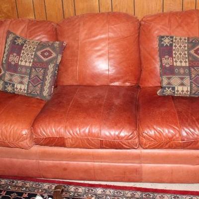 Leather sofa