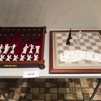 Franklin Mint- Chess Set of the Gods