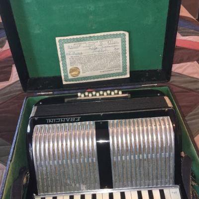 vintage montgomery ward accordion