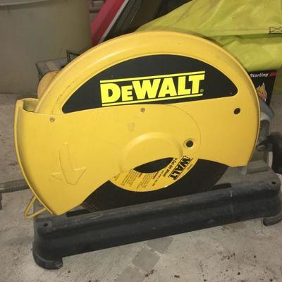 Dewalt 871 chop saw 