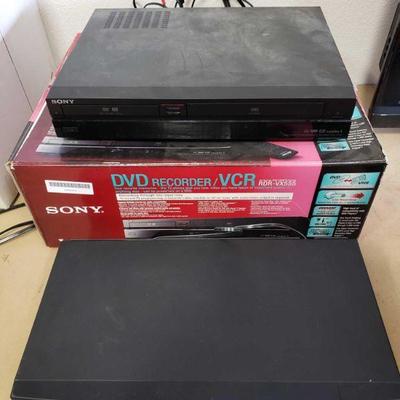 Sony DVD Recorder/VCR with Box and RCA VCR
Sony DVD Recorder/VCR with Box and RCA VCR