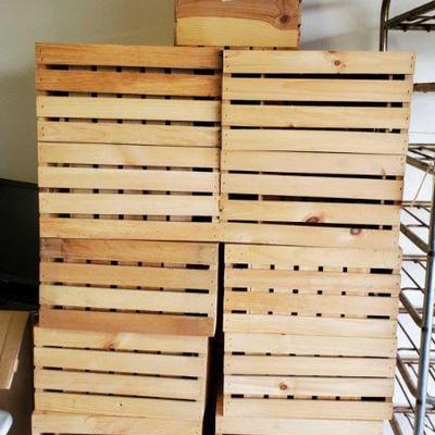 38 Wooden Crates
Measures approx 12