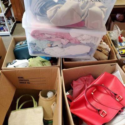 Women's Clothes, Purses and More
Assorted Clothes, Purses and More