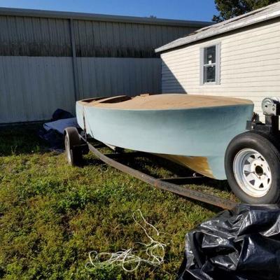 1947 Chris Craft wooden boat shell