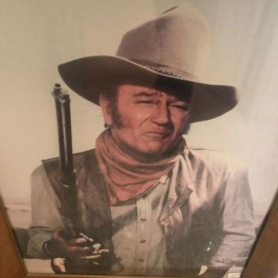 John Wayne Framed Poster 
