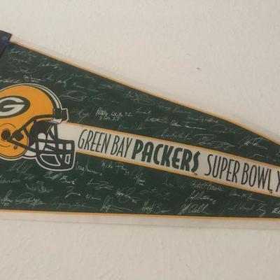 Green Bay Packers Super Bowl Pennant 