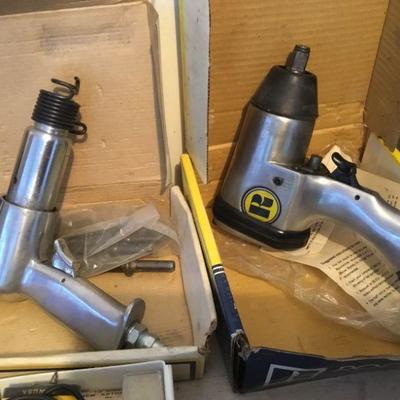 Air Impact hammer with Spring and Chisles, Rockford 1/2 inch Impact Wrench