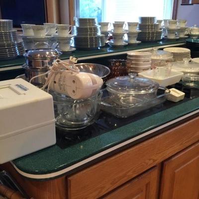 Hand Mixer, Pots and Pans, Pyrex, Corning
