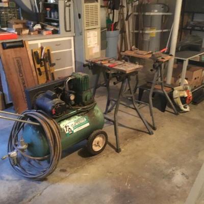 Sears Air Compressor and Paint Sprayer
