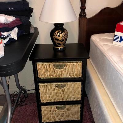 Side table w/basket storage
$20