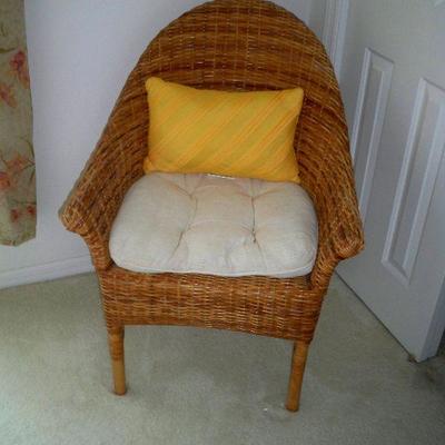 Natural Wicker Chair.