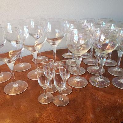 Crystal Stemware, Wine glasses
