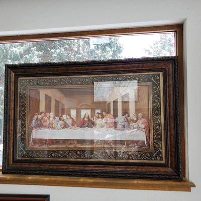 Beautiful Framed Art Lord's Supper