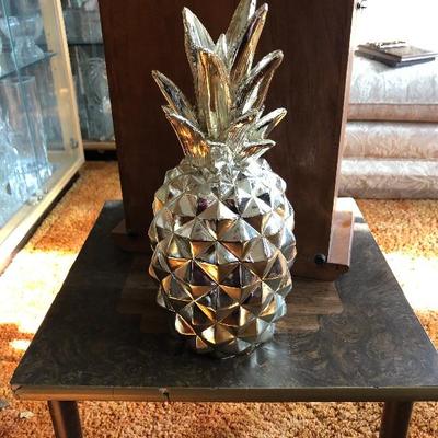 Silver colored pineapple