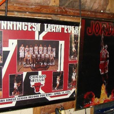 Winningest team NBA single season record for wins April 16, 1996 poster, Michael Jordan poster
