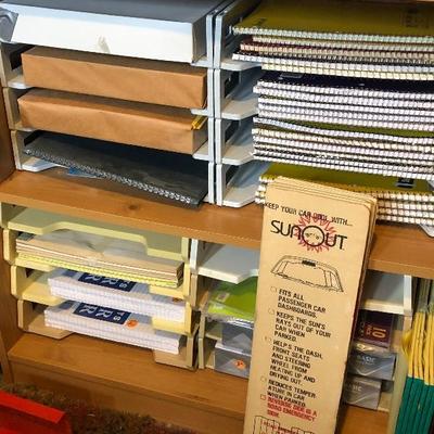 Office/paper supplies- loose leaf, notebooks, printer paper, legal pads