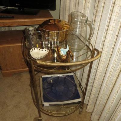 Mid century modern cart