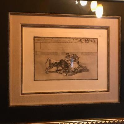 another De Goya etching