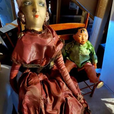 Antique French boudoir doll