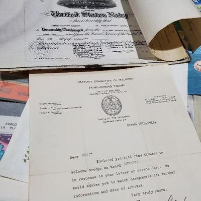 WWII Era Honorable discharge papers