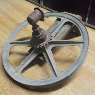 antique pulley steampunk