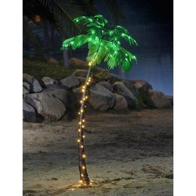 Lightshare 7FT Palm Tree with 96 Lights Green LED