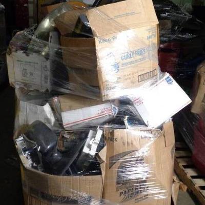 Pallet Of Used Cars Parts And Accessories.....