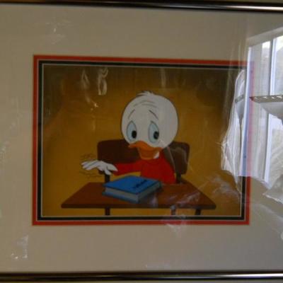 * Original, signed animation art & cels with authentication and seals:
o	