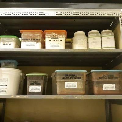 Contents On Shelving , Baking Cocoa, Corn Starch, ...