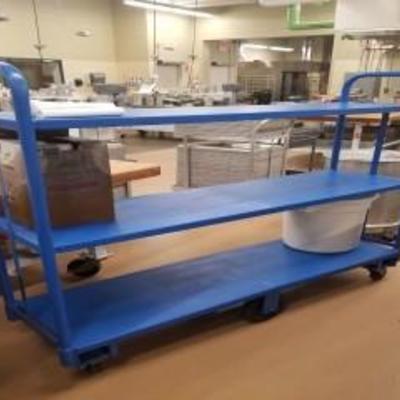 Metal Cart On Casters