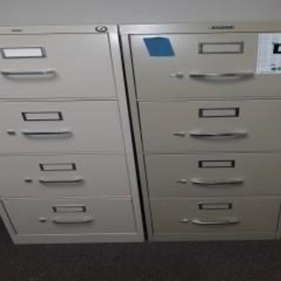 2 Filing Cabinets, HON & Anderson Hickey Co Office ...