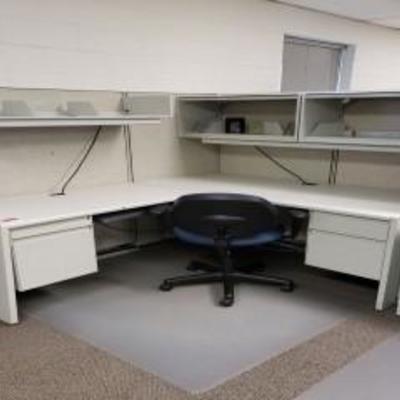 L Shape Desk Office Lot