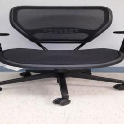 Rolling Adjustable Height Office Desk Chair, Black