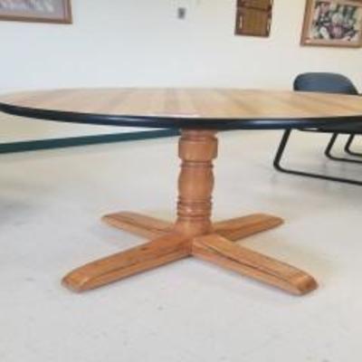 36in Round Wood Table