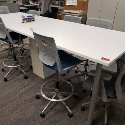 Bar height conference table