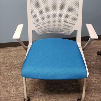 #Aqua Blue Office Chair