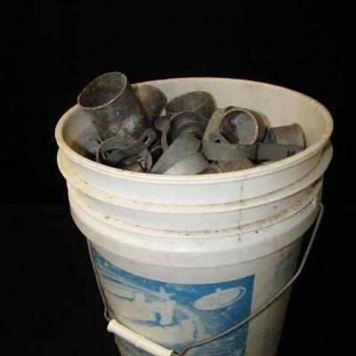 Bucket of Fencing materials- Chain Link