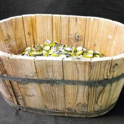 Wood Box Filled With Beer Bottle Caps- OHH The Po ...