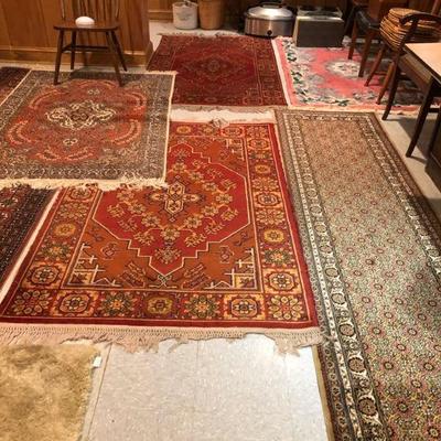 Assorted fine Oriental, area rugs