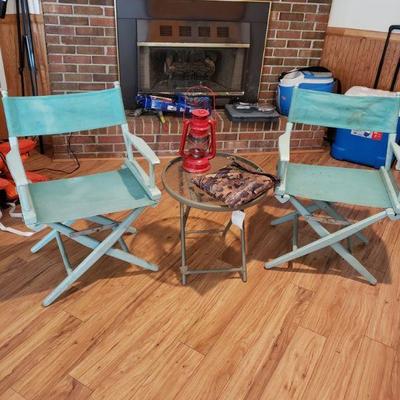 Camping chairs and accessories