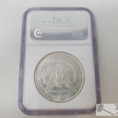 2057: 1921 Morgan Silver Dollar - NCG Graded
NGC Graded MS63 Philadelphia Mint
Year: 1921
Professional Grade: MS63