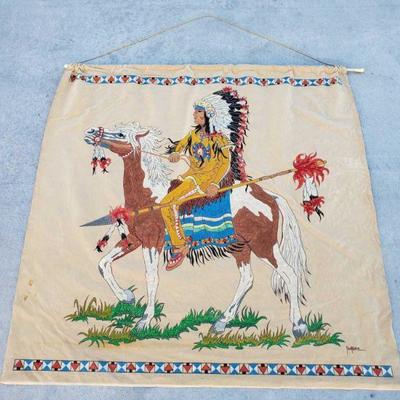 1041: Native American Tapestry
Measures approx 50