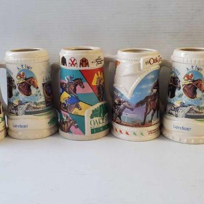 4571: Oaktree Beer Stein Collection and Mugs
Approx 33 Steins/Mugs total