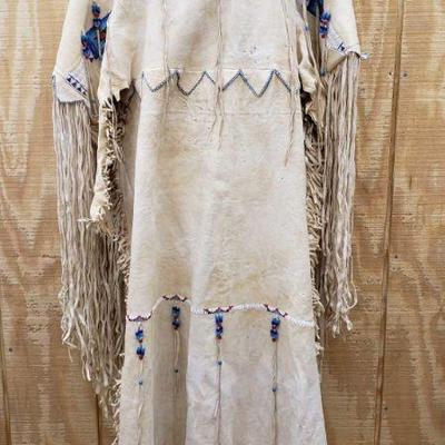 1046: Native American Beaded Dress